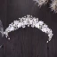 Unique Feuille Argenté Tiare 2018 Métal Cristal Perle Faux Diamant Accessorize