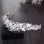 Unique Feuille Argenté Tiare 2018 Métal Cristal Perle Faux Diamant Accessorize