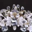 Unique Feuille Argenté Tiare 2018 Métal Cristal Perle Faux Diamant Accessorize