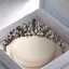Vintage Bronse Bryllup Tilbehør 2018 Metall Rhinestone Krystall Tiara