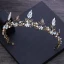 Vintage Barokowy Brązowy Tiara 2018 Metal Kryształ Rhinestone Akcesoria