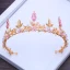 Vintage Barokowy Brązowy Tiara 2018 Metal Kryształ Rhinestone Akcesoria