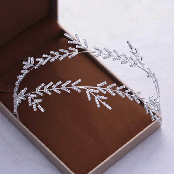 Enkel Sølv Hodepynt 2018 Metall Rhinestone Tilbehør