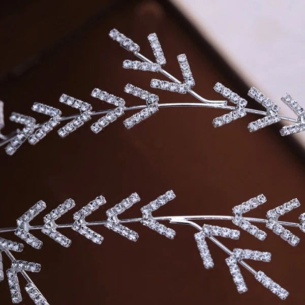 Enkel Sølv Hodepynt 2018 Metall Rhinestone Tilbehør