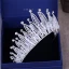 Luxury / Gorgeous Silver Tiara 2018 Metal Crystal Rhinestone Beading Accessories