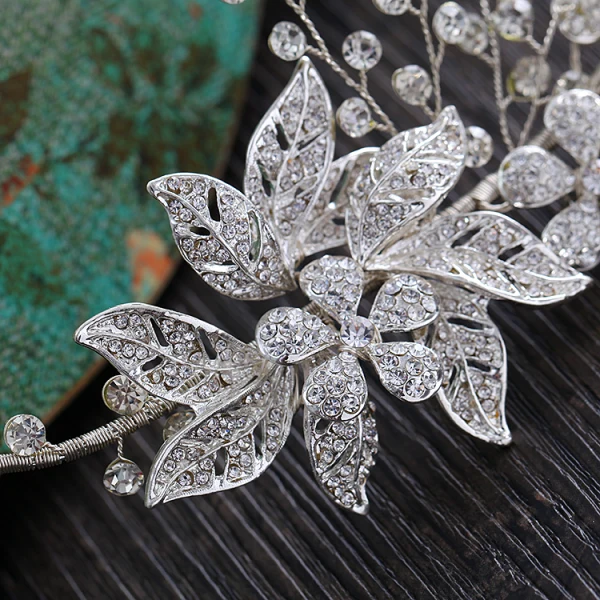 Chic / Beautiful Silver Headpieces 2018 Metal Rhinestone Accessories