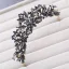Vintage Barokowy Czarne Tiara 2018 Metal Kryształ Rhinestone Akcesoria
