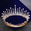 Luxury / Gorgeous Gold Tiara 2018 Metal Beading Pearl Rhinestone Accessories