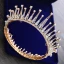 Luxury / Gorgeous Gold Tiara 2018 Metal Beading Pearl Rhinestone Accessories