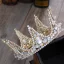 Chic / Beautiful Gold Tiara 2018 Metal Crystal Rhinestone Accessories