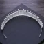 Luxury / Gorgeous Silver Tiara 2018 Metal Rhinestone Beading Crystal Accessories