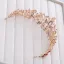 Piękne Czerwone Rhinestone Tiara 2018 Metal Akcesoria