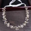 Modest / Simple Gold Headpieces 2018 Metal Crystal Pearl Lace-up Accessories
