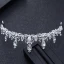Modest / Simple Silver Wedding Accessories 2018 Metal Rhinestone Tiara