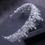 Chic / Belle Argenté Tiare 2018 Métal Faux Diamant Cristal Accessorize