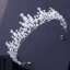 Chic / Belle Argenté Tiare 2018 Métal Faux Diamant Cristal Accessorize