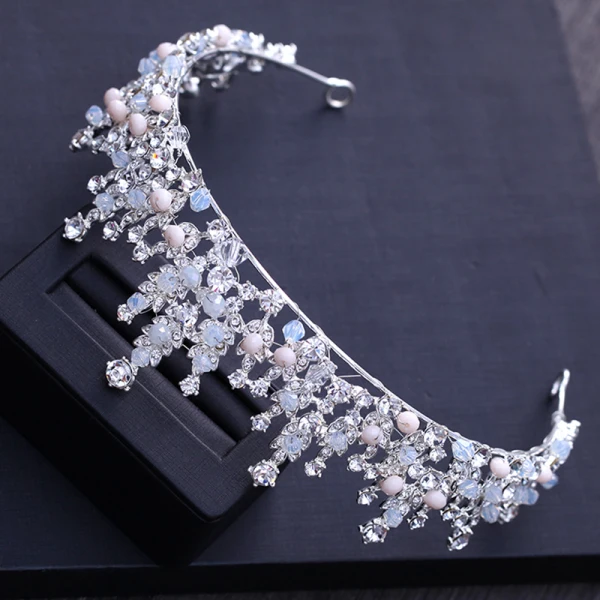 Chic / Belle Argenté Tiare 2018 Métal Faux Diamant Cristal Accessorize