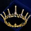 Sparkly Gold Tiara 2018 Metal Rhinestone Wedding Accessories