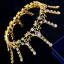 Sparkly Gold Tiara 2018 Metal Rhinestone Wedding Accessories