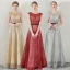 Bling Bling Rouge Robe De Soirée 2018 Princesse Encolure Dégagée Sans Manches Glitter Tulle Ceinture Longue Volants Dos Nu Robe De Ceremonie