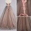 Mote Perle Rosa Grå Ballkjoler 2018 Ballkjole Kjæreste Uten Ermer Beading Perle Rhinestone Sash Chapel Train Buste Ryggløse
