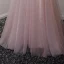 Chic / Beautiful Pearl Pink Evening Dresses  2017 A-Line / Princess Floor-Length / Long Cascading Ruffles Off-The-Shoulder Short Sleeve Backless Appliques Flower Beading Formal Dresses