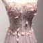 Fine Perle Rosa Selskapskjoler 2017 Prinsesse Lange Gripende Ruffles Kjæreste Uten Ermer Ryggløse Perle Beading Appliques Blomst Formelle Kjoler