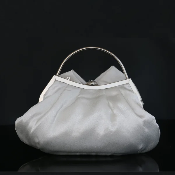 Fée Des Fleurs Blanche Pochette Perlage Fleur Faux Diamant Velour Mariage Accessorize 2019