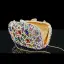 Luxury / Gorgeous Multi-Colors Clutch Bags Beading Crystal Glitter Rhinestone Metal Cocktail Party Evening Party Accessories 2019