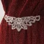 Błyszczące Czerwone Sukienki Wieczorowe 2017 Princessa Długie Kaskadowe Falbany Jedno Ramię Bez Rękawów Bez Pleców Cekinami Rhinestone Szarfa Sukienki Wizytowe