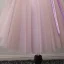 Chic / Belle Lavande Perle Rose Robe De Fete 2017 Volants en Cascade Courte Robe Boule V-Cou épaules Sans Manches Dos Nu Perlage Paillettes Cristal En Dentelle Appliques Ceinture Robe De Ceremonie
