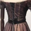 Élégant Noire Robe De Soirée 2017 Princesse Longue Volants en Cascade De l'épaule Manches Courtes Dos Nu Perlage Cristal Métal Ceinture Robe De Ceremonie