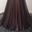 Élégant Noire Robe De Soirée 2017 Princesse Longue Volants en Cascade De l'épaule Manches Courtes Dos Nu Perlage Cristal Métal Ceinture Robe De Ceremonie