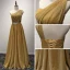 Simple Gris Robe De Soirée 2017 Princesse Longue Volants en Cascade Une épaule Sans Manches Dos Nu Faux Diamant Ceinture Glitter Robe De Ceremonie