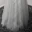 Chic / Beautiful Grey Bridesmaid Dresses 2017 A-Line / Princess Scoop Neck Sleeveless Appliques Lace Sash Glitter Tulle Ruffle Floor-Length / Long Backless Wedding Party Dresses