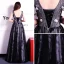 Chic / Beautiful Black Prom Dresses 2018 A-Line / Princess V-Neck Sleeveless Appliques Flower Beading Floor-Length / Long Ruffle Backless Formal Dresses