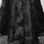 Chic / Beautiful Black Homecoming Graduation Dresses 2017 A-Line / Princess V-Neck Sleeveless Appliques Lace Flower Pearl Rhinestone Tea-length Ruffle Pierced Backless Formal Dresses