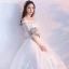 Affordable Modest / Simple Outdoor / Garden Wedding Dresses 2017 Lace Appliques Backless 3/4 Sleeve Off-The-Shoulder Floor-Length / Long White Ball Gown