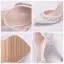 Modern / Fashion White Wedding Shoes 2018 Pearl Rhinestone Ankle Strap 9 cm Stiletto Heels Pointed Toe High Heels Wedding
