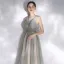 Modern / Fashion Grey Evening Dresses  2020 A-Line / Princess Scoop Neck Star Sequins Backless Crystal Sleeveless Floor-Length / Long Formal Dresses