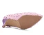 Lovely Candy Pink Wedding Shoes 2018 Lace Rhinestone 5 cm Stiletto Heels Pointed Toe Wedding Pumps