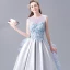 Stunning Prom Dresses 2018 A-Line / Princess Lace Appliques Pearl Scoop Neck Backless Sleeveless Royal Train Formal Dresses