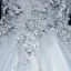 Elegant Grey Prom Dresses 2018 Ball Gown Lace Flower Appliques Pearl Scoop Neck Backless 1/2 Sleeves Floor-Length / Long Formal Dresses