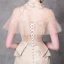 Chic / Belle Robe De Soirée 2018 Trompette / Sirène Appliques Cristal Col Haut Dos Nu Manches Courtes Longue Robe De Ceremonie