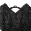 Chic / Beautiful Black Evening Dresses  2018 Trumpet / Mermaid V-Neck Lace 1/2 Sleeves Ankle Length Formal Dresses