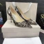 Charming Gold Sequins Evening Party Pumps 2021 Leather 8 cm Stiletto Heels Pointed Toe Pumps High Heels