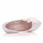 Chic / Beautiful White Wedding Shoes 2018 Lace Pearl Rhinestone 11 cm Stiletto Heels Round Toe Wedding Pumps