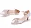 Chic / Beautiful White Casual Womens Shoes 2018 Buckle Rhinestone Bow 5 cm Stiletto Heels Pointed Toe High Heels