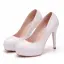 Enkla Vita Kontors Pumps 2018 11 cm Stilettklackar Pande Zote Toe Pumps