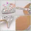 Amazing / Unique Silver Wedding Shoes 2018 Buckle Crystal Rhinestone 5 cm Stiletto Heels Pointed Toe Wedding High Heels
